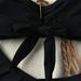 Women's Black Strapless Bikini European American Style Sexy Bow Tie Straps Swimwear_ecoleips.com