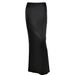 Women's Clothing New Long Skirts Fashionable Sexy Versatile Hip Wrapped Long Satin Skirt_ecoleips.com