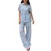 Women's Clothing Lace Shirt Vest Trousers Set Casual Lapel Hollow Three Piece Suit Spring Summer New_ecoleips.com