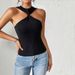 Women's Clothing Sexy Design Twisted Halter Neck Slimming And Body Shaping Party Sexy Vest Tube Top_ecoleips.com