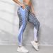 Women's Clothing Contrast High Waist Tight Print Leopard Pocket Stitching Sports Fitness Yoga Pants Leggings_ecoleips.com