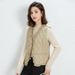 New Women's 90-down Light Down V-neck Vest Women's Vest Women's Rhombus Down Jacket_ecoleips.com