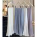 Women's Versatile Elongating Chiffon Flowing Maxi Skirt Pleated Long Skirt for New Spring Summer 2026 Style_ecoleips.com