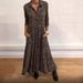 Autumn/Winter New V-Neck Long-Sleeve Dress For Women Long-sleeved Shirt Dress Is Versatile And Suitable For Various Occasions_ecoleips.com