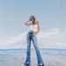 New European American Style High-Waisted Ripped Jeans For Women, Cross-Border Women's Slim Fit Flared Pants,_ecoleips.com