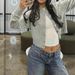 2025 Spring And Autumn Cross-Border Colorful Button Knit Cardigan, Casual Versatile Long-Sleeve Knitwear For Women,_ecoleips.com