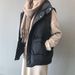 Women's Lightweight Puffer Vest Jacket - Quilted Sleeveless Coat With Stand Collar, Loose Fit Casual Outerwear For Autumn Winter_ecoleips.com