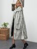 Women's Faux Fur Coat – Plus Size Winter Long Coat (White/Khaki/Grey/Black-Tipped, S-XXXL)_ecoleips.com