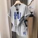 Women's Clothing Short Sleeved Shorts Two Piece Suit For Women Summer New Style Student Loose Foreign Style Age Reducing Fashion Casual Suit_ecoleips.com