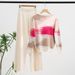 Women's Clothing Stylish Long Sleeve Knit Sweater & Wide-Leg Pants Set - Casual Loose Fit Two-Piece Outfit With Contrast Color Design Comfortable_ecoleips.com