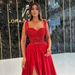 Women's Clothing Summer New Women's Clothing Celebrity Temperament Sexy Splicing Sequins Evening Dress Long Skirt_ecoleips.com