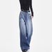 New American-style Spring Vintage Wide-leg Jeans For Women, Designed With A Straight, Loose, Floor-length Cut_ecoleips.com