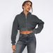 Cross-Border Foreign Trade Hot-Selling Women's Short Fashion Street Style Long-Sleeve Loose Hooded Sweatshirt For Autumn_ecoleips.com