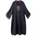 Chinese Cotton-Linen Vintage National Style Dress, Heavy Work Embroidery, Ethnic Summer Loose Skirt, Mid-Length Three-Qu_ecoleips.com