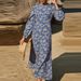 Vintage Floral Print Slim Bohemian Dress Women Fashion Round Neck Long Party Dress Autumn Long Sleeve Beach Maxi Dresses Vestido_ecoleips.com