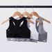 Women's Clothing Sports Bra High Strength Shockproof Outdoor Running Fitness Gathered Shaping No Steel Ring Letter Vest Beautiful Back Bra_ecoleips.com