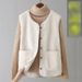 Women's Lambswool Vest Granular Fleece Lambswool Fashion Vest New Mother Plus Fleece_ecoleips.com