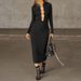Women's Clothing Elegant Slim Fitting Women's Dress Sexy Autumn Winter_ecoleips.com