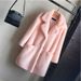 Women's Faux Mink Fur Coat Winter Mid-Length Thick Warm Fashionable Outerwear_ecoleips.com