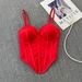 Women's Slim Fit Strapless Bra Top with Boning Soft Support Irregular Hem Short Tank Camisole Carefully Selected Outerwear_ecoleips.com