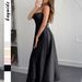 "Women's Black Zipper Mini Skirt - High Waist Pleated A-Line Skirt For Summer, Casual & Office Wear, Stretchy Polyester Fabric"_ecoleips.com