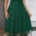 Elegant plus size dress for fat women V-neck temperament slim polka dot high-end dress for women_ecoleips.com