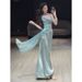 Stunning Gown Mermaid High-End Engagement Light Luxury Niche Morning Robe Female Bride Toast Cool Sensation Dress_ecoleips.com