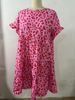 Cross-border European And American Women's Fashion 2023 Summer New Leopard Print Floral Round Neck Casual Loose_ecoleips.com