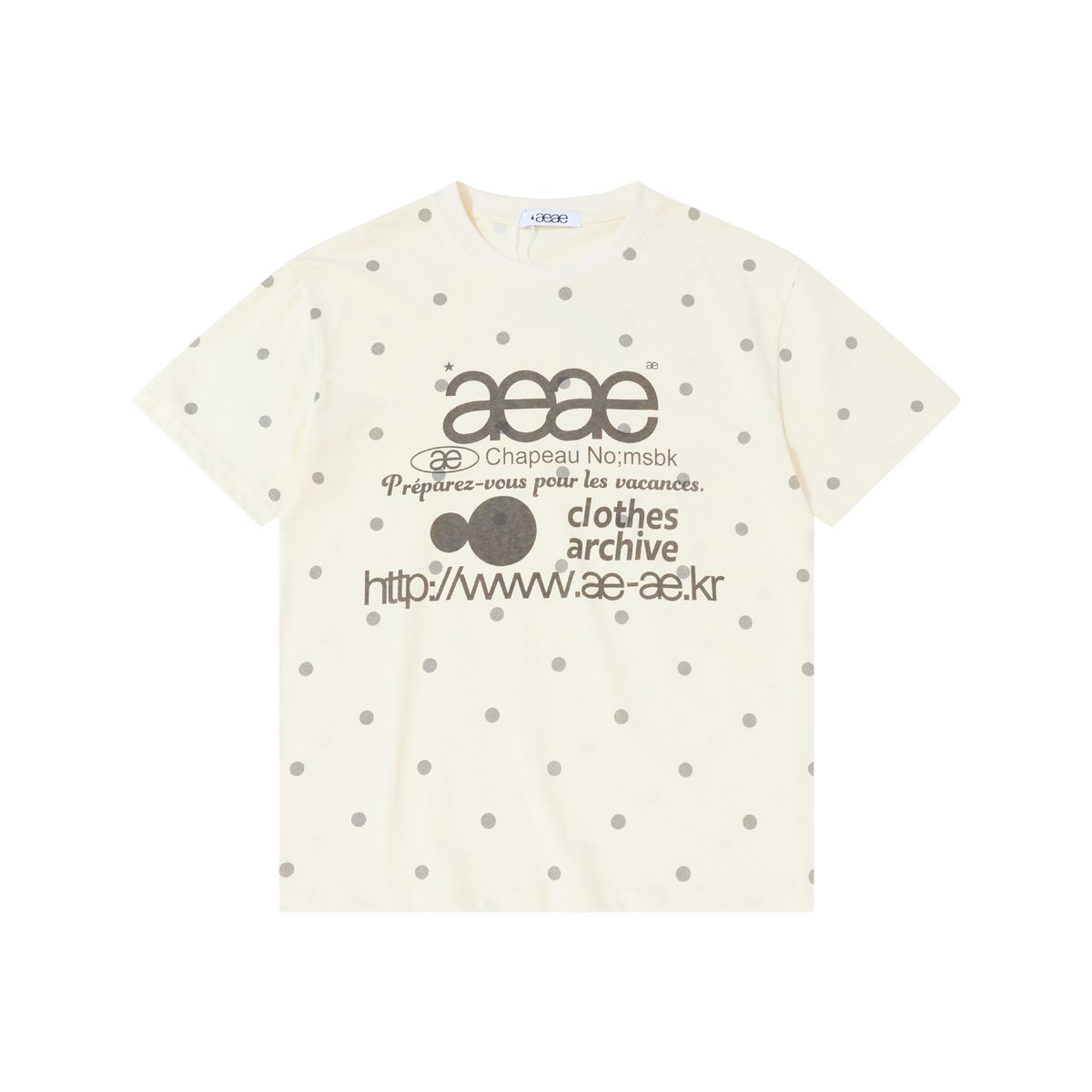 Korean Trendy Polka Dot Letter Print Short Sleeve T-Shirt Women's Loose Fit Crop Top Sexy Slimming Summer Style_ecoleips.com