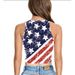 Summer Shoulder Strap Top, American Version, Fashion New Style, Sleeveless Casual Printed Camisole Women,_ecoleips.com