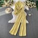 women's summer casual cotton linen shirt and wide leg pants set loose fitting two piece sun protect clothing_ecoleips.com