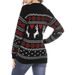 Women's Clothing Cozy Christmas Sweater Women's Knitwear - Cute Animal Print Oversized Pullover (Red/Green/Black) - S-XXL_ecoleips.com