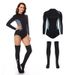 Aria Basics British Diving Jellyfish Suit, Women's Snorkeling Swimsuit, Wetsuit, Quick-dry Swimming Sun Protection Long-sleeve_ecoleips.com