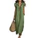 Women's Bohemian Floor-Length Dress Spring Summer New Style Independent Websites European American Design Flutter Sleeve_ecoleips.com