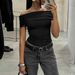 European And American Style Women's Clothing 2025 Summer New Fashion Sexy Slim-fit Off-shoulder Waist-cinching Tube Top_ecoleips.com