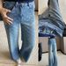 Retro Rhinestone & Jacquard Diamond Pattern Jeans For Women | Flared Wide-Leg Trousers With Soft Drape | Vintage Style Comfort Pants_ecoleips.com