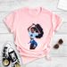 European And American Cross-border Foreign Trade Women's Clothing, African Fashion Girls' Round-neck Printed_ecoleips.com