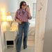 Women's Clothing Striped Long Sleeved Shirt Tie Waist Fashionable Top For Spring Versatile Blouse_ecoleips.com
