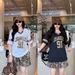 Leopard Print Fashion Suit For Women V Neck Short Sleeved Casual Two Piece Set Summer Style Instagram Inspired Foreign Trade Bestseller_ecoleips.com
