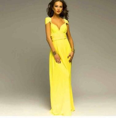 Women's Clothing Popular Multi Wear Multi Rope Cross Backless Sexy Bandage Dress Long Dress_ecoleips.com