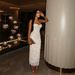 European And American Foreign Trade Summer New Cross-Border Women's French Lace Tie Split Strap Long Dress_ecoleips.com