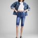 Women’S Washed Denim Capri Jeans – Classic Straight-Leg Crop Pants Light Washed Denim Casual & Office Wear_ecoleips.com