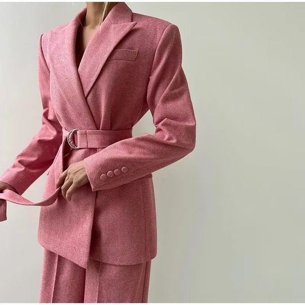 Women's Clothing Women's Fashion Casual Suits Elegant Women's Suit Jackets, Coats And Trousers Three Pieces_ecoleips.com