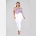 Women's Clothing Plus Size Fashion High Stretch Denim Small Leg Pants_ecoleips.com