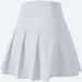 Tennis Skirt, Yoga Sports Short Skirt, Quick-drying, Breathable, Casual, Anti-exposure Pleated Shorts, Anti-exposure_ecoleips.com