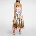 Cross-border European And American 2026 Summer Elegant Positional Print Sleeveless High-Waisted Flared Strap Dress_ecoleips.com