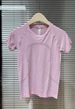 Women's Short Sleeve Sports T-Shirt Breathable Running Fitness Outdoor Yoga Top_ecoleips.com