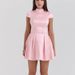 2025 Summer New European And American Cross-Border Solid Color Round Neck Sleeveless Gentle Style Fashionable_ecoleips.com