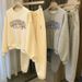 Women's Clothing Casual Sports Suits Fashionable Loose Sweatshirt Trousers Two Piece Suit_ecoleips.com