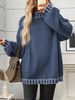 new cardigan vneck embroidered temperament black and white color matching slimming slim cardigan sweater jacket_ecoleips.com
